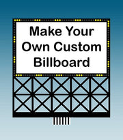 Miller Engineering small custom billboard N HO scale 442352