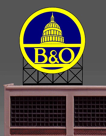Miller Engineering Small B&O Billboard – 442702