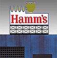 Miller Engineering 443452 small Hamm's billboard
