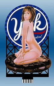 Miller Engineering HO/O York Girl Billboard 88-3851– product image 1