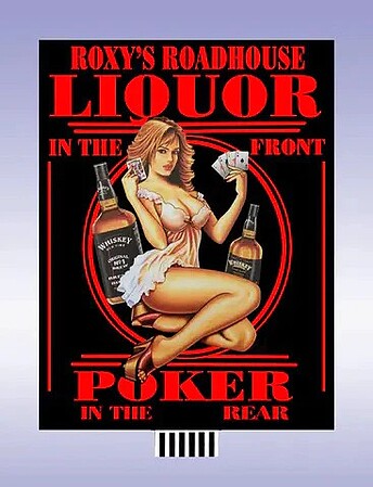 Miller Engineering 886551 large Roxy’s Roadhouse billboard artwork