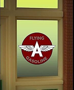 Miller Engineering 9035 Flying A Window Sign - HO/O Scale - product image