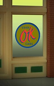 Miller Engineering 9065 HO/O OK Used Cars Window Sign– product image