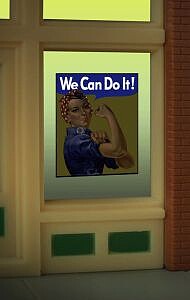We Can Do It window sign - product image