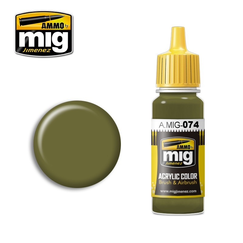 AMMO by Mig Green Moss Acrylic Paint 17ml – 0074 - product image