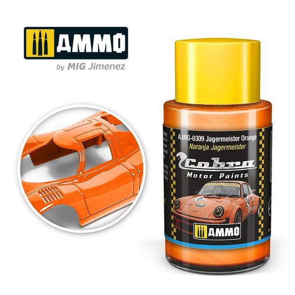 AMMO Jagermeister Orange paint bottle A.MIG-0309