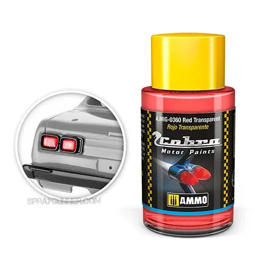 AMMO Cobra Motor Transparent Red Automotive Paint – A.MIG-0360– product image