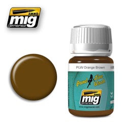AMMO by MIG Orange Brown Panel Line Wash – 35ml – A.MIG-1616 — exact-part product image
