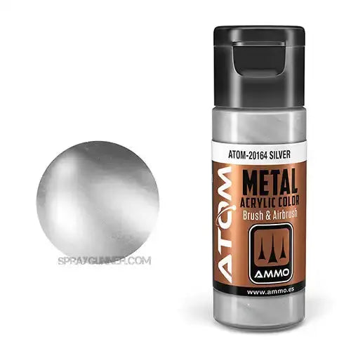 AMMO by Mig Jimenez ATOM METALLIC SILVER – MIG20164– product image