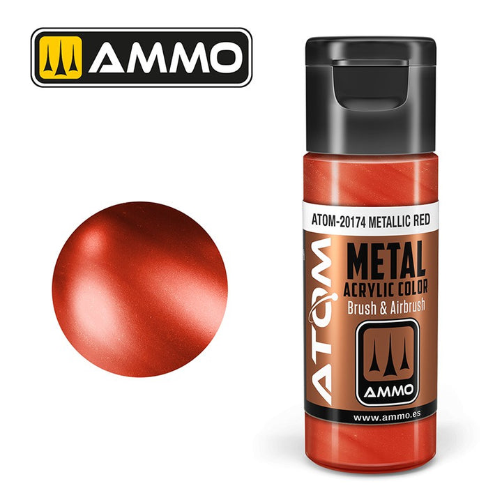 AMMO by Mig Jimenez ATOM METALLIC RED – MIG20174 — exact product reference
