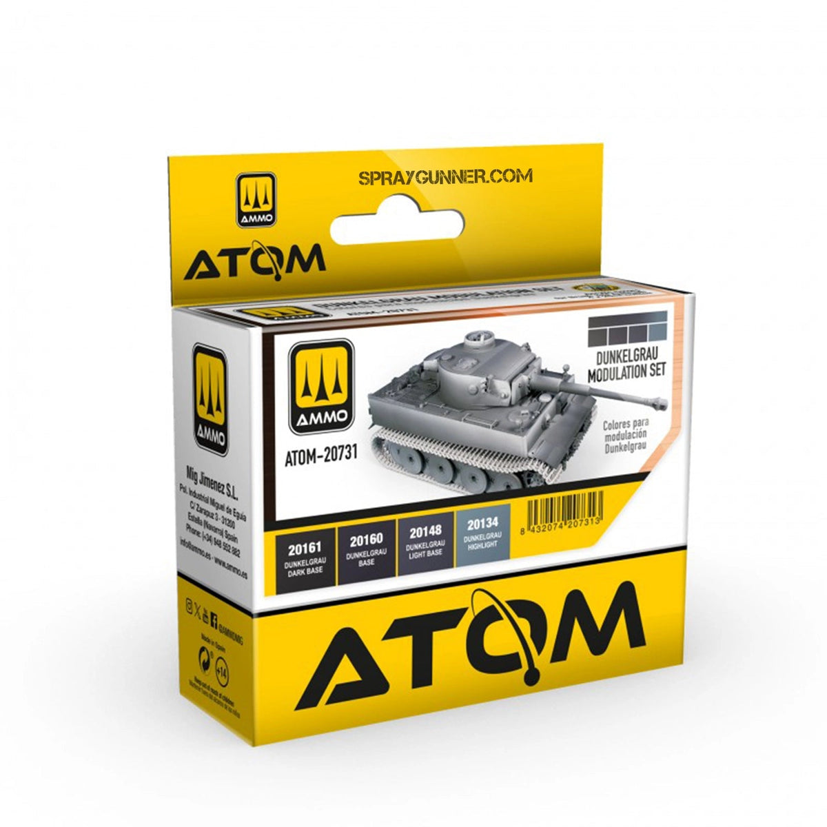 AMMO by Mig Jimenez Dunkelgrau Modulation Set – 20731– product image