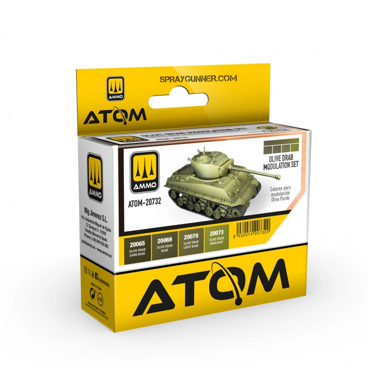 AMMO by Mig Jimenez Olive Drab Modulation Set – 20732– product image