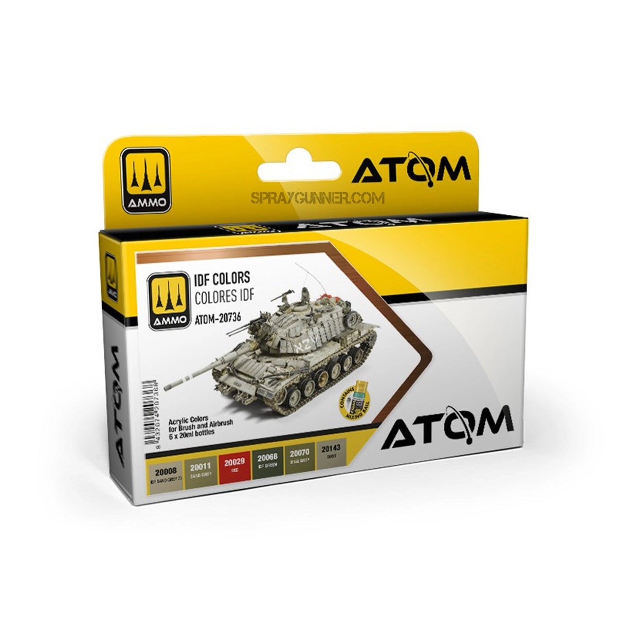 AMMO by Mig Jimenez ATOM IDF Colors Set – 20736– product image