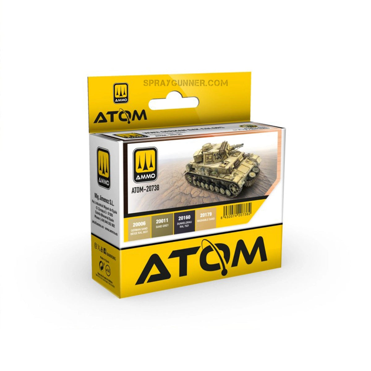 AMMO by Mig Jimenez ATOM D.A.K. Colors WWII Set – 20738– product image
