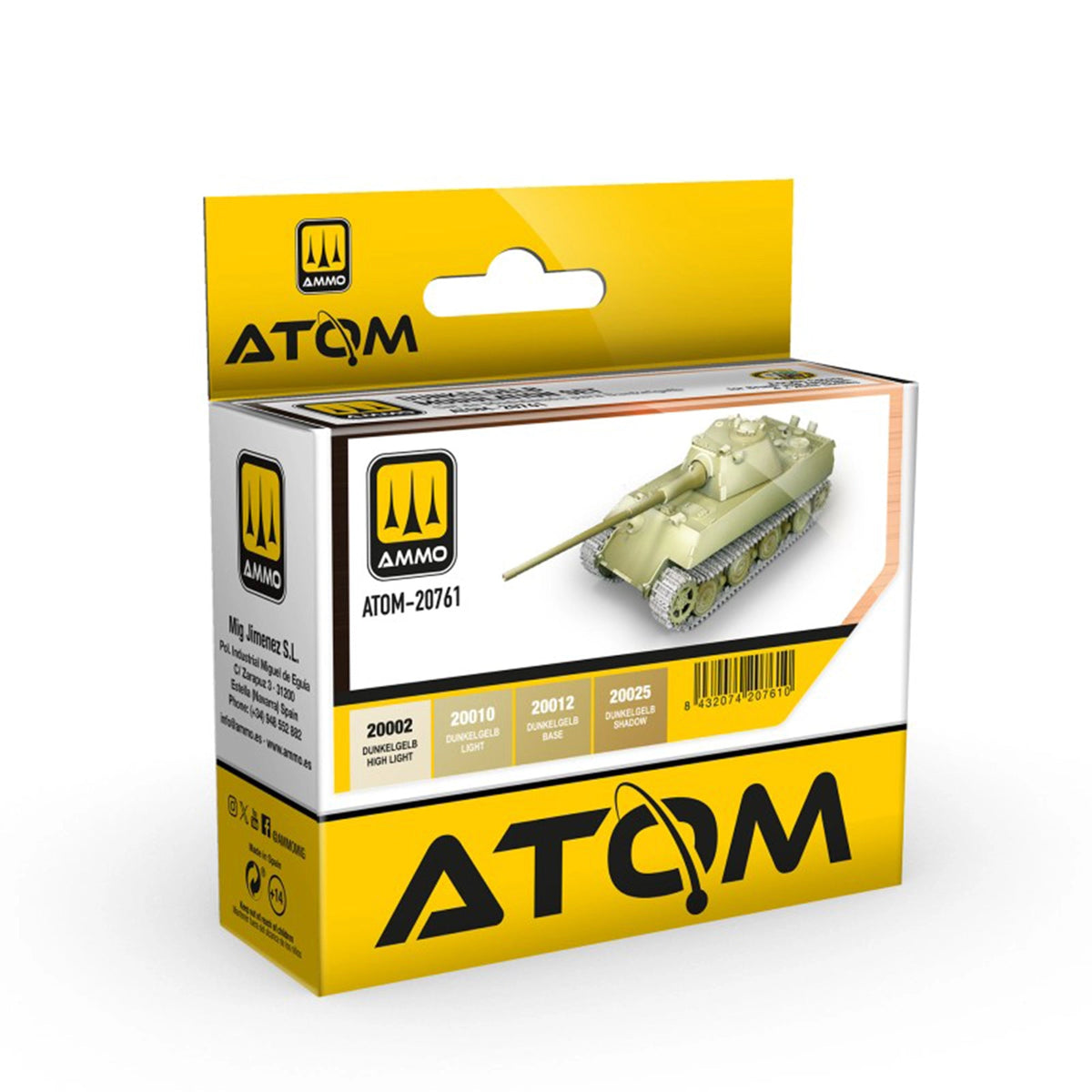 AMMO by Mig Jimenez Dunkelgelb Modulation Set – 20761– product image