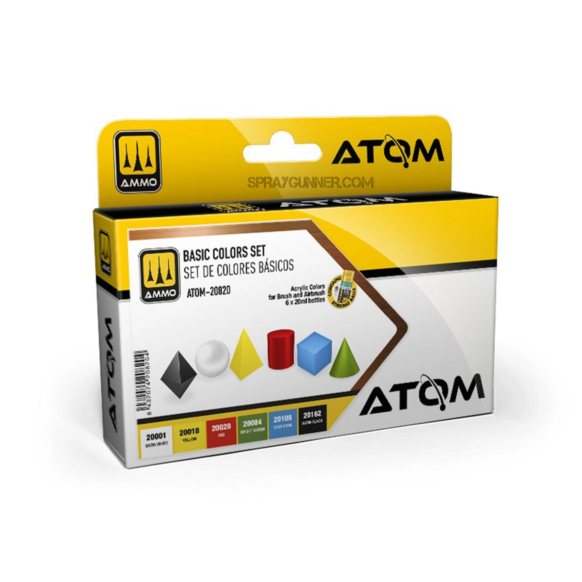 AMMO by Mig Jimenez ATOM Basic Colors Set – 20820– product image