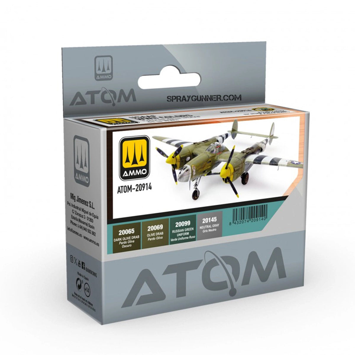 AMMO by Mig Jimenez USAAF WWII Colors Set – 20914– product image