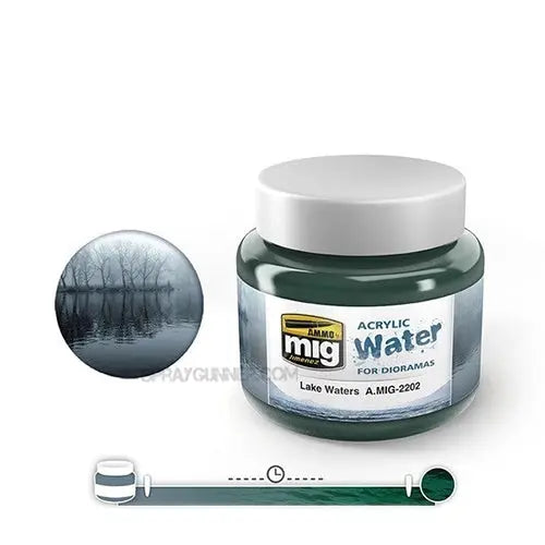 AMMO by Mig Jimenez A.MIG-2202 Lake Waters Acrylic Water Effect - 250ml– product image