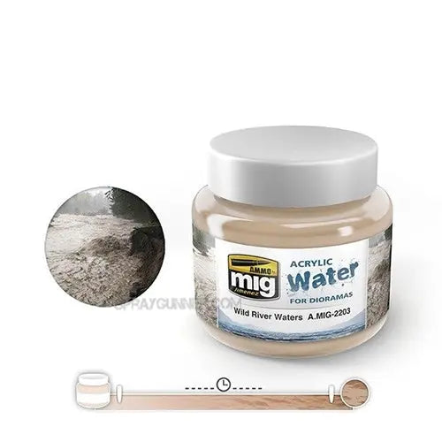 AMMO by Mig Jimenez A.MIG-2203 Wild River Waters Acrylic Gel 250ml– product image