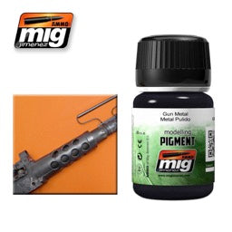 AMMO by Mig Jimenez Pigment Gun Metal – A.MIG-3009 — exact-part product image