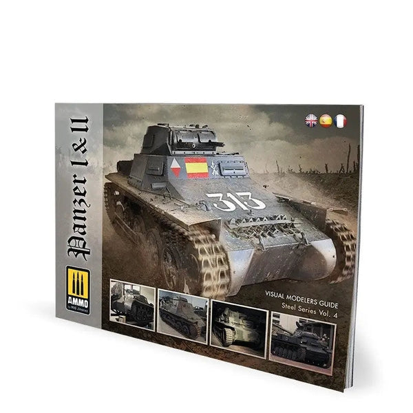 AMMO by Mig Jimenez A.MIG-6083 Panzer I & II Visual Modelers Guide