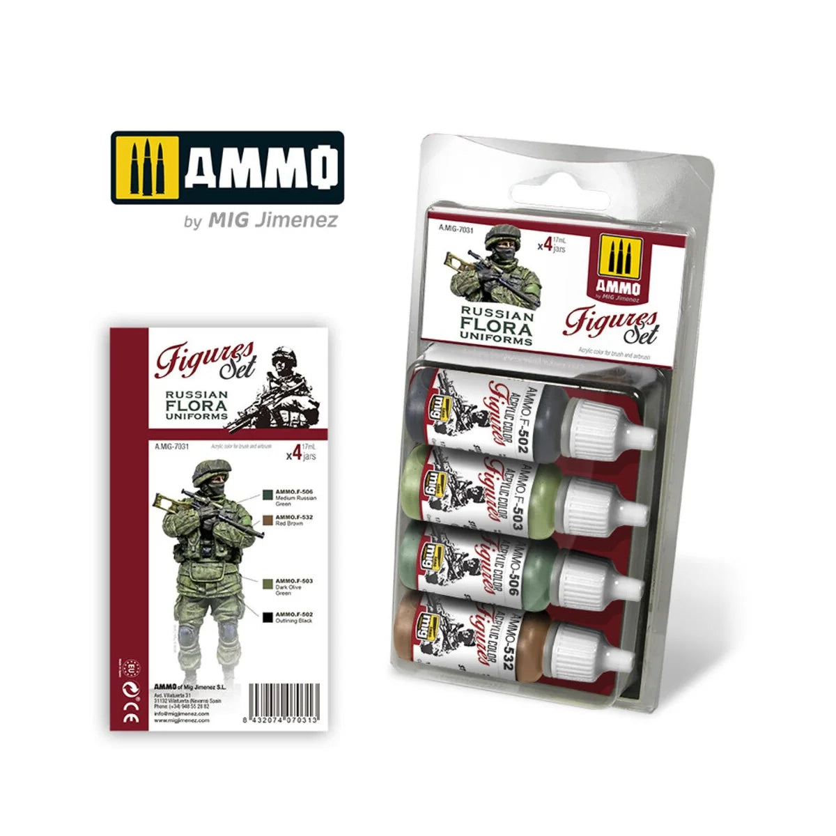 AMMO by Mig Jimenez RUSSIAN FLORA UNIF SET – MIG7031– product image