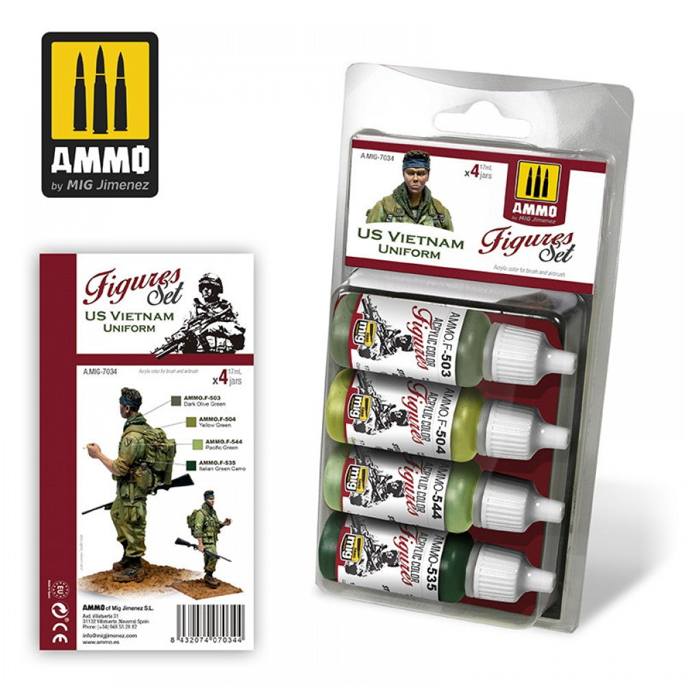 AMMO by Mig Jimenez US VIETNAM UNIF FIG SET – MIG7034– product image