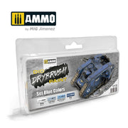 AMMO Dio Drybrush Blue Colors A.MIG-7303 paint set packaging