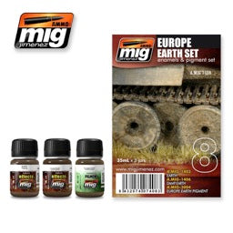 AMMO by Mig Jimenez EUROPE EARTH WEATHER SET – MIG7408 — exact-part product image