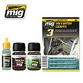 AMMO A.MIG-7432 WWII British Cockpits three-product paint and weathering set.