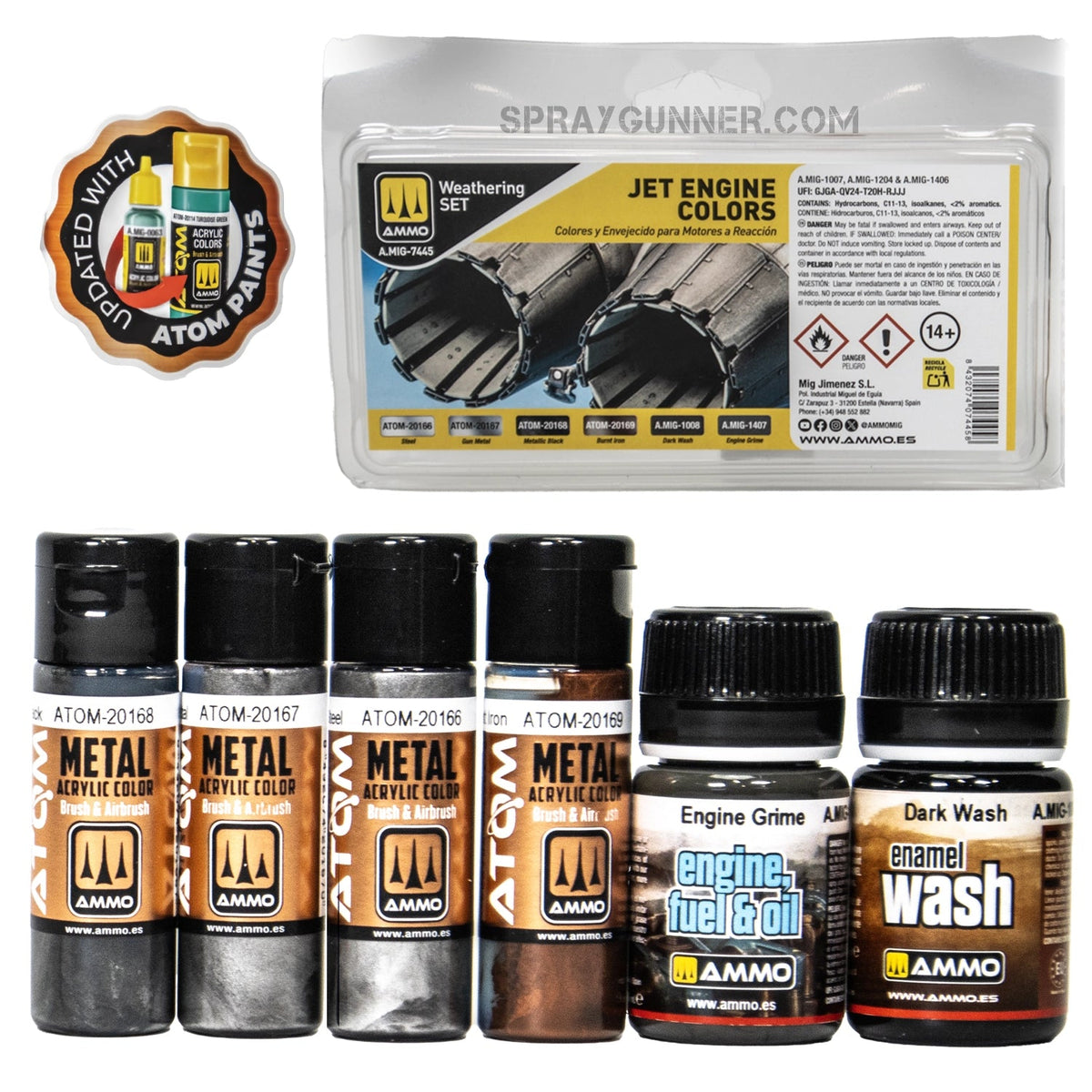AMMO by Mig Jet Engine & Weathering Set– product image