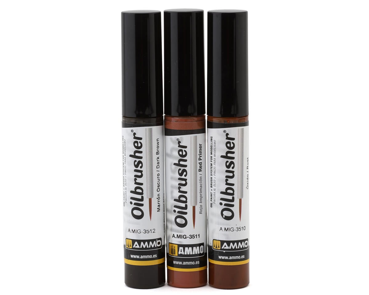 AMMO by Mig Jimenez A.MIG-7501 Rust Tones Oilbrusher Set