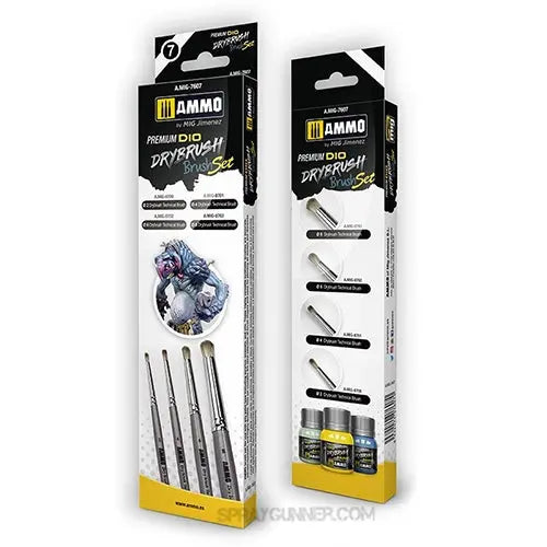 AMMO by Mig Jimenez A.MIG-7607 Premium Dio Drybrush Set