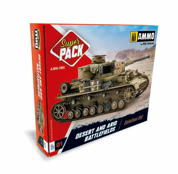 AMMO A.MIG-7802 Desert and Arid Battlefields Super Pack