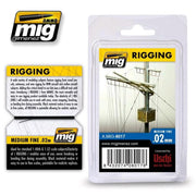 AMMO by Mig Jimenez A.MIG-8017 Rigging Medium Fine 0.02mm