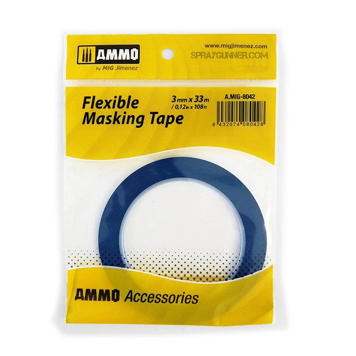 AMMO Flexible Masking Tape 3mm x 33m – A.MIG-8042– product image