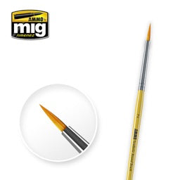AMMO by Mig Jimenez 2 SYNTHETIC ROUND BRUSH – MIG8614 — exact-part product image