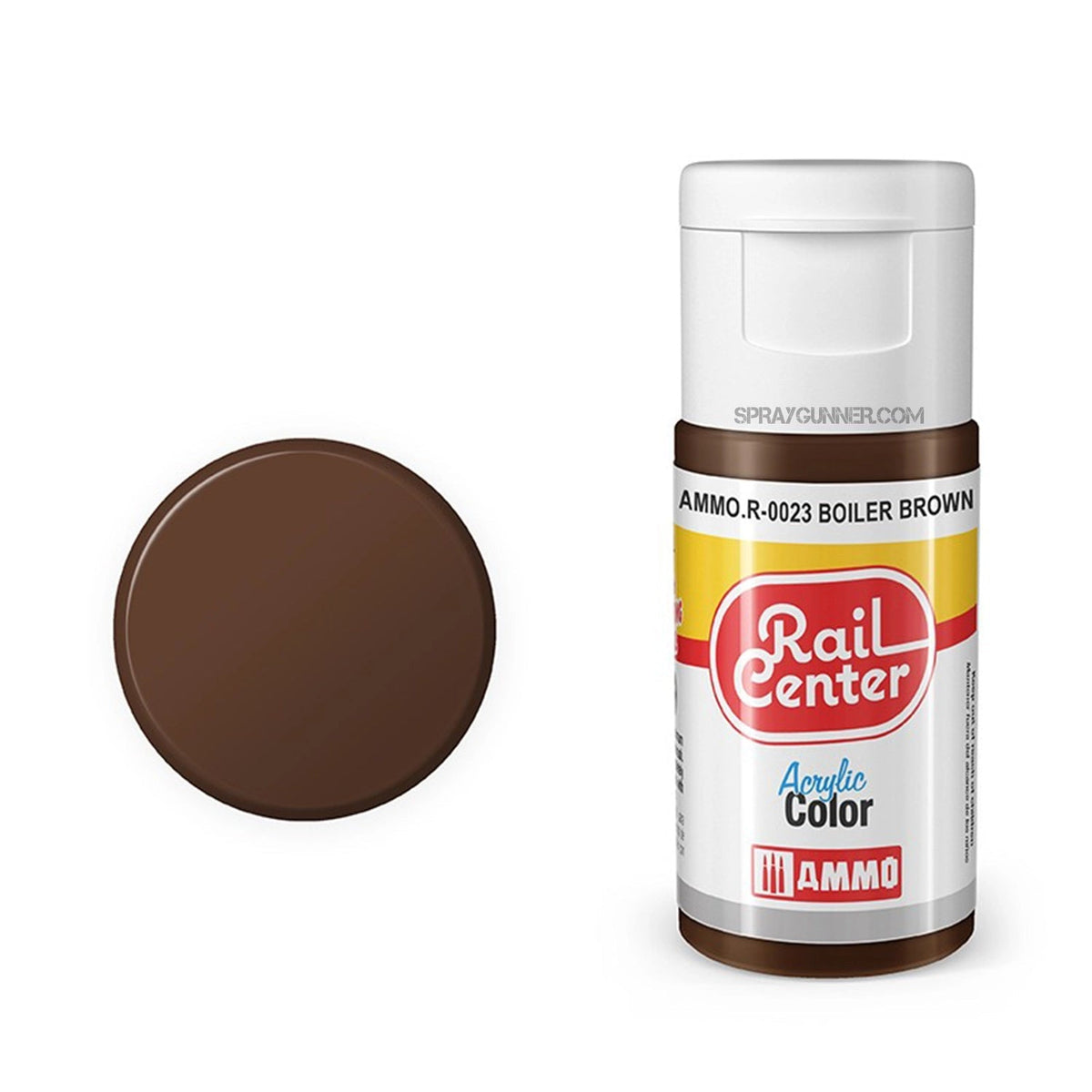 AMMO RAIL Center Boiler Brown Acrylic Paint – 15 mL – 0023– product image