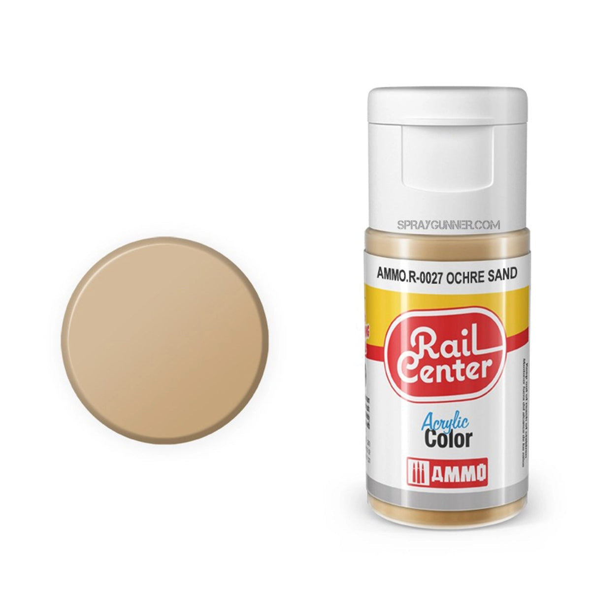 AMMO Rail Center Ochre Sand Acrylic Paint – 15 ml – R-0027– product image