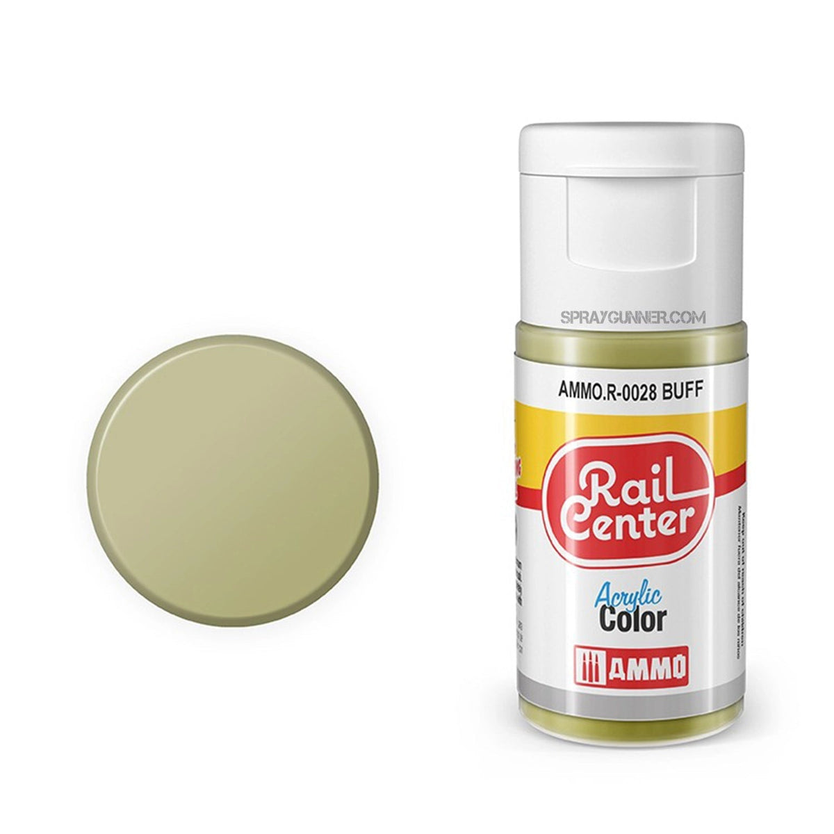 AMMO Rail Center Buff Acrylic Paint – 15 ml – R-0028– product image