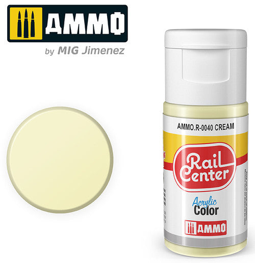 AMMO Rail Center R-0040 Cream acrylic paint 15ml