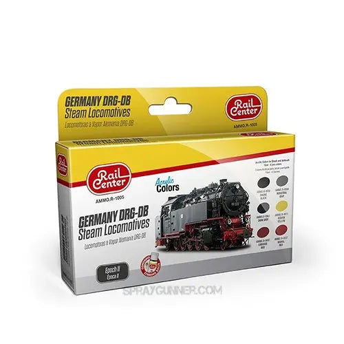 AMMO by Mig Jimenez Rail Center German DRG-DB Steam Epoch II Set – R1005– product image