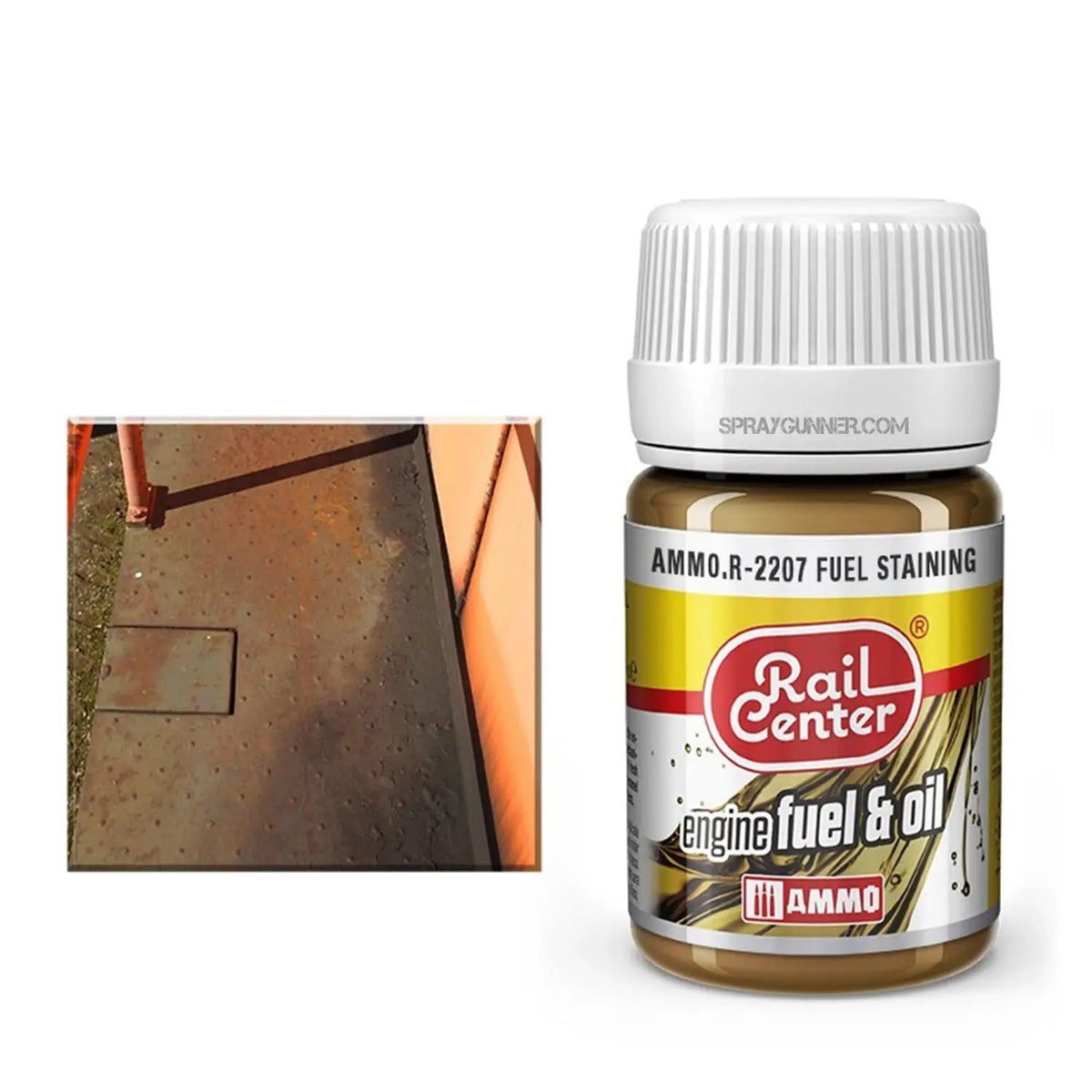 AMMO by Mig Jimenez Rail Center Fuel Staining 35 mL – R-2207– product image