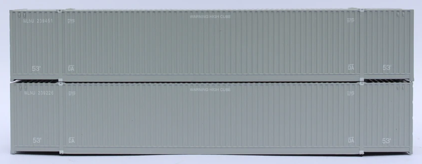 MILESTONE 53' HIGH CUBE 8-55-8 corrugated containers with Magnetic system. JTC # (537012) exact product view 1