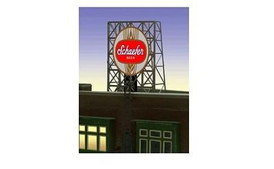 Miller Engineering / Micro-Structures 338925 Schaefer Beer N/Z animated rooftop billboard