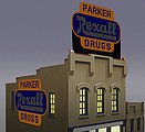 Miller Engineering 7581 Rexall HO O Sign
