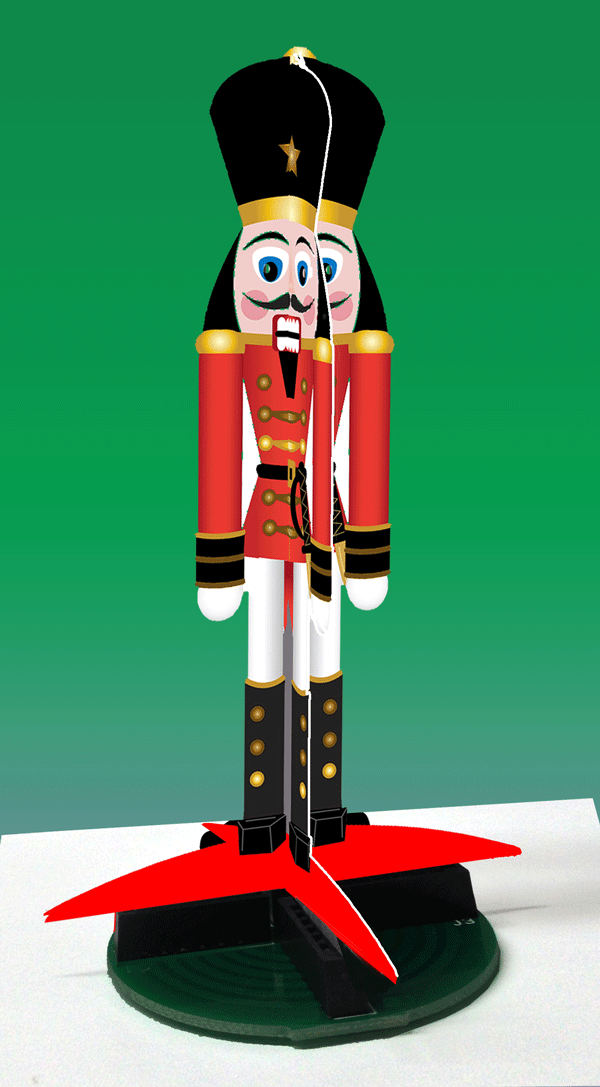 Miller Engineering 2015 animated 3D Nutcracker display, manufacturer product image