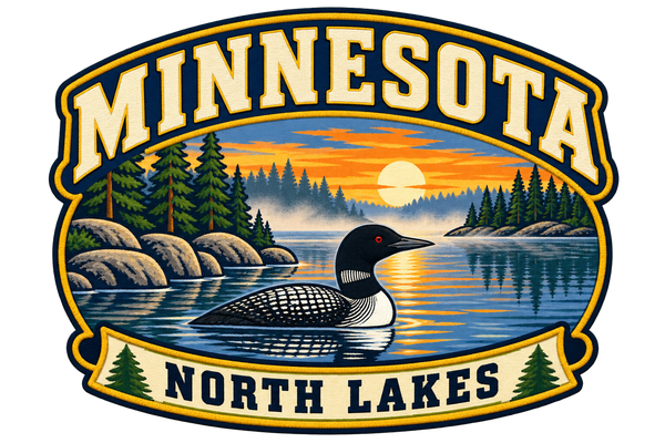 Minnesota heritage badge embroidery artwork