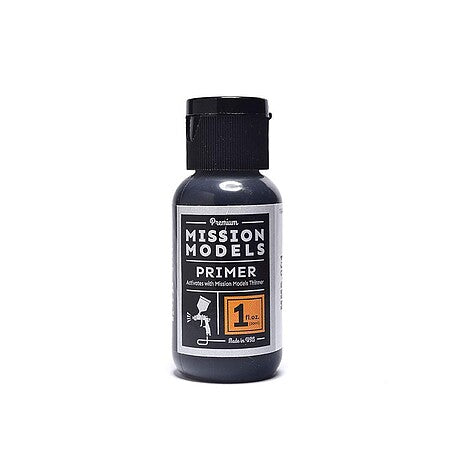 Mission Models MMS-001 Black Primer, 1 oz bottle