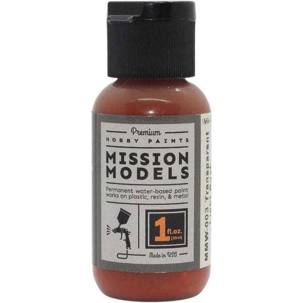 Mission Models MMW-003 Transparent Light Rust 1 fl oz bottle